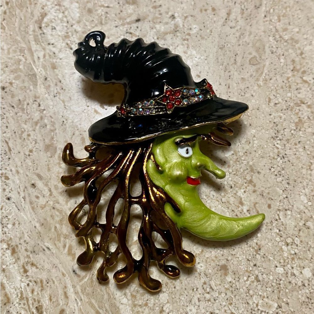Kirks Folly Witch Brooch